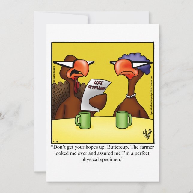 Funny Thanksgiving Dinner Invitation (Front)