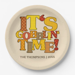 Funny Thanksgiving Dinner Paper Plate