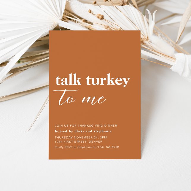 Funny Thanksgiving Dinner Party Invitation (Creator Uploaded)