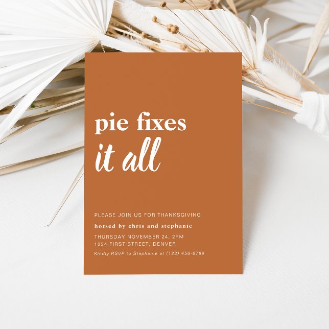 Funny Thanksgiving Dinner Party Invitation (Creator Uploaded)