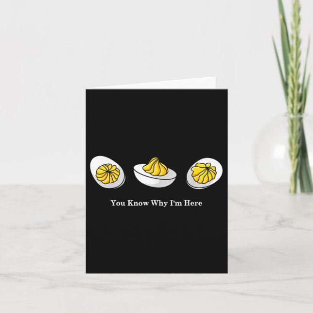 Funny Thanksgiving Dinner Tee Store - You Know Why Card (Front)
