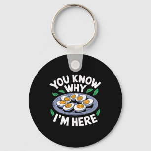 Funny Thanksgiving Dinner You Know Why I'm Here Re Key Ring
