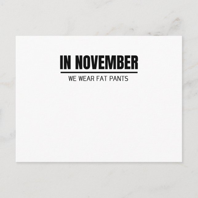 Funny Thanksgiving Family Matching Thanksgiving Postcard (Front)