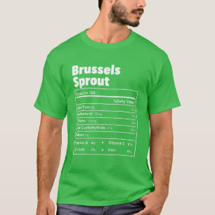 Funny Thanksgiving Food Brussels Sprout Nutritiona T-Shirt