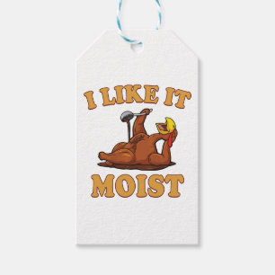 Funny Thanksgiving Foods Family Group Set I LIKE I Gift Tags