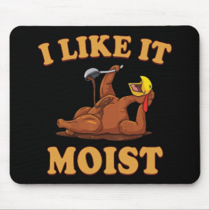 Funny Thanksgiving Foods Family Group Set I LIKE I Mouse Mat