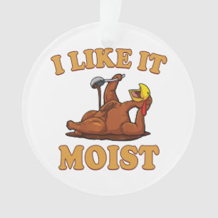 Funny Thanksgiving Foods Family Group Set I LIKE I Ornament