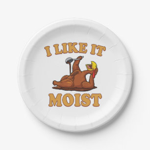 Funny Thanksgiving Foods Family Group Set I LIKE I Paper Plate