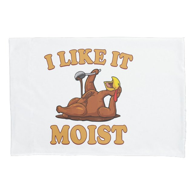 Funny Thanksgiving Foods Family Group Set I LIKE I Pillowcase (Front)