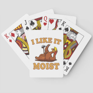 Funny Thanksgiving Foods Family Group Set I LIKE I Playing Cards