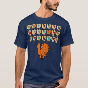 Funny Thanksgiving g With My Turkeys T-Shirt