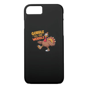 Funny Thanksgiving - Gobble Till You Wobble Classi iPhone 8/7 Case