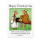 Funny Thanksgiving  "Golden Perfection" Postcard
