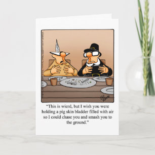 Funny Thanksgiving Greeting Card "Spectickles"