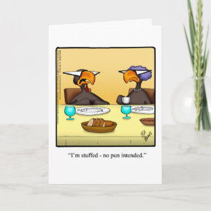 Funny Thanksgiving Greeting Card "Spectickles"
