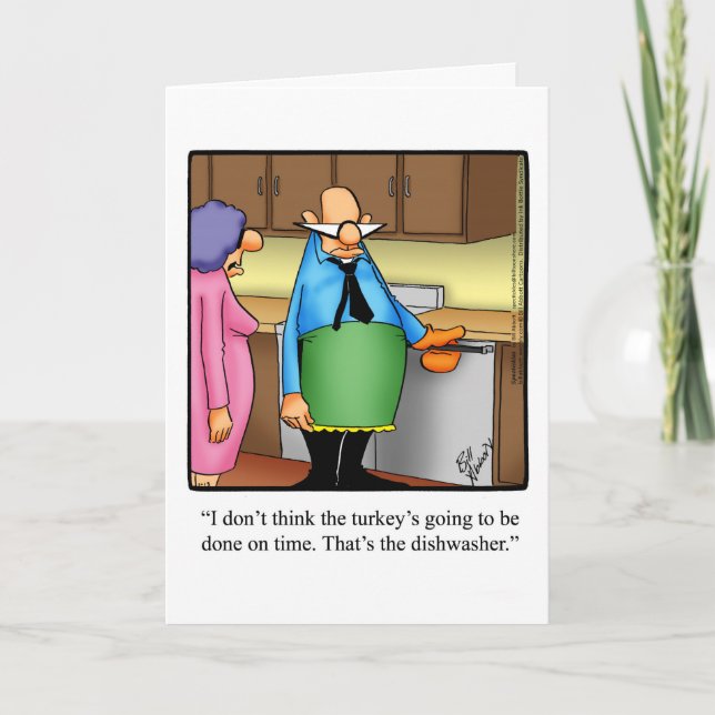 Funny Thanksgiving Greeting Card "Spectickles" (Front)