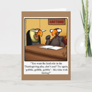 Funny Thanksgiving Greeting Card "Spectickles"