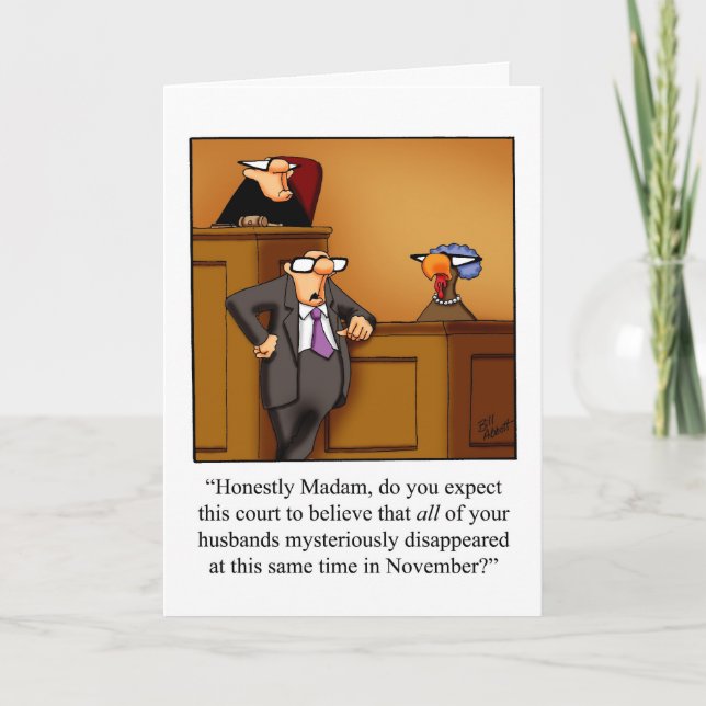 Funny Thanksgiving Greeting Card "Spectickles" (Front)