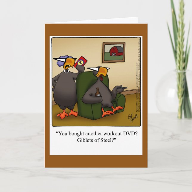 Funny Thanksgiving Greeting Card "Spectickles" (Front)