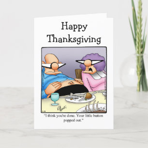 Funny Thanksgiving Humor Greeting Card