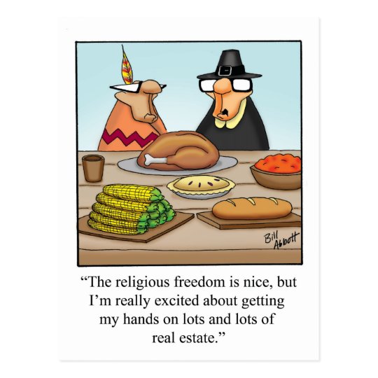 Funny Thanksgiving Humor Postcard | Zazzle.co.uk