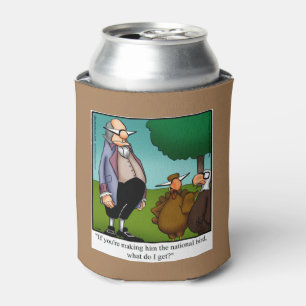 Funny Thanksgiving  Humour Beer Cooler Gift