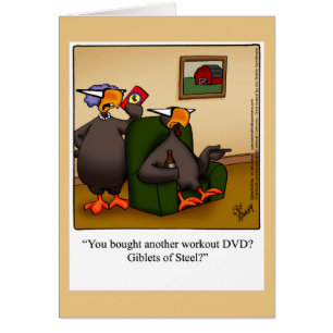 Funny Thanksgiving Humour Greeting Card Spectickle