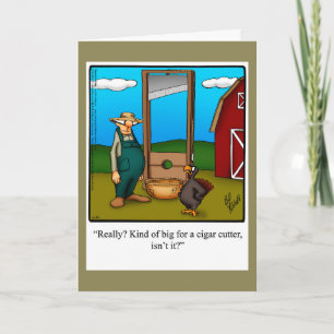 Funny Thanksgiving Humour Greeting Card Spectickle