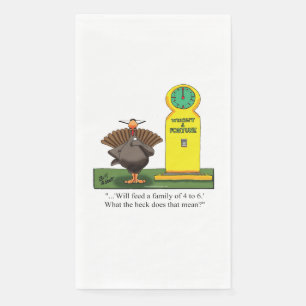Funny Thanksgiving Humour Guest Towels Napkin