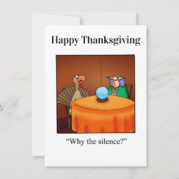 Funny Thanksgiving  Humour Invitations