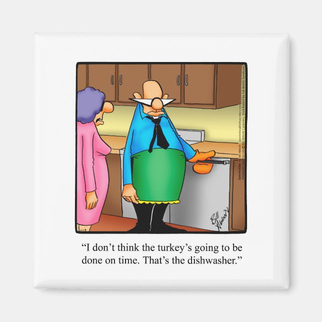 Funny Thanksgiving Humour Magnet (Front)