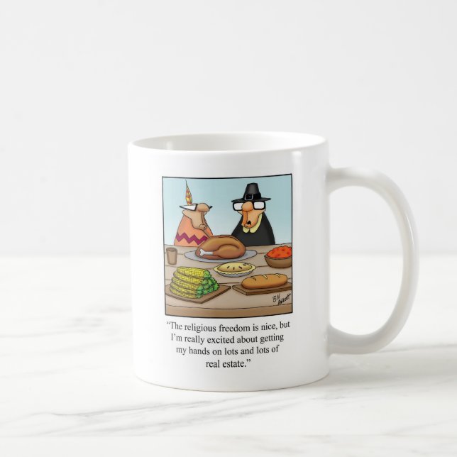 Funny Thanksgiving Humour Mug Gift (Right)