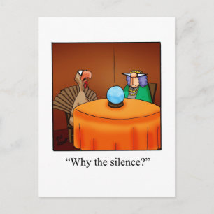 Funny Thanksgiving Humour Postcards
