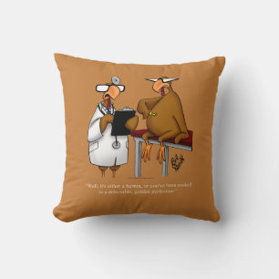 Funny Thanksgiving Humour Throw Pillow Gift