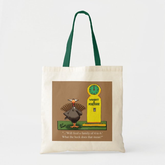 Funny Thanksgiving Humour Tote Bag Gift (Front)