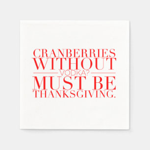 Funny Thanksgiving Napkins