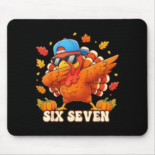 Funny Thanksgiving Outfit Kids Toddler Boys Dab Tu Mouse Mat