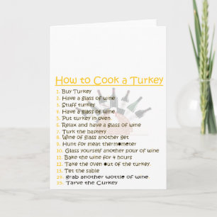 funny Thanksgiving personalise Holiday Card