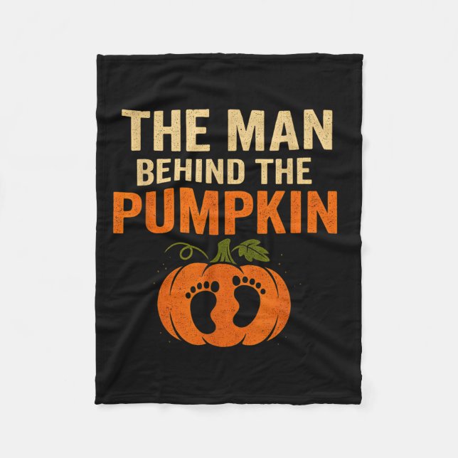 Funny Thanksgiving Pregnancy Reveal Costume For Da Fleece Blanket (Front)