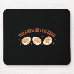 Funny Thanksgiving Retro Fall Mouse Mat