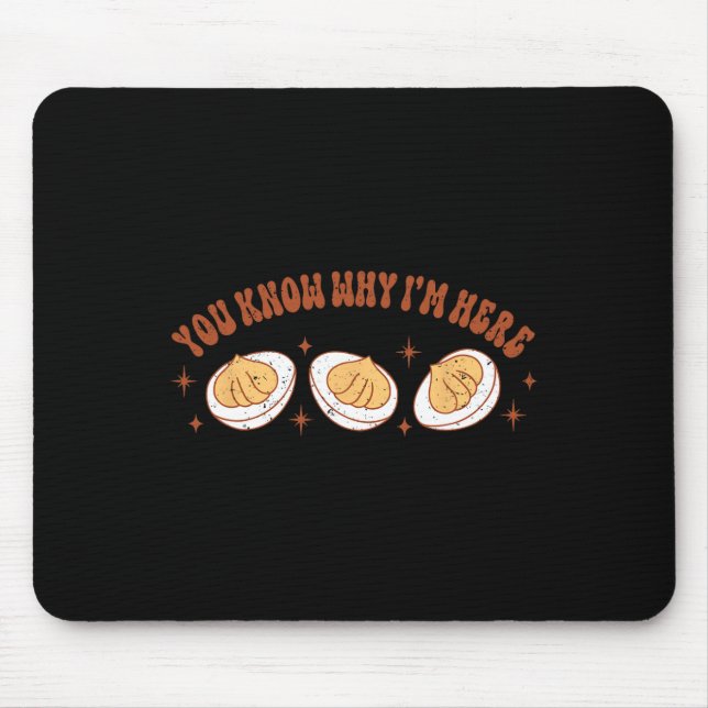 Funny Thanksgiving Retro Fall  Mouse Mat (Front)