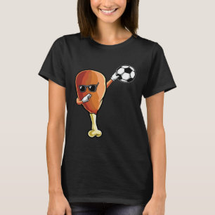 Funny Thanksgiving Soccer Team Player Coach Turkey T-Shirt