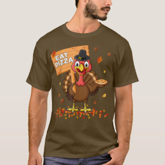 Funny thanksgiving turkey apparel women men Eat Pi T-Shirt