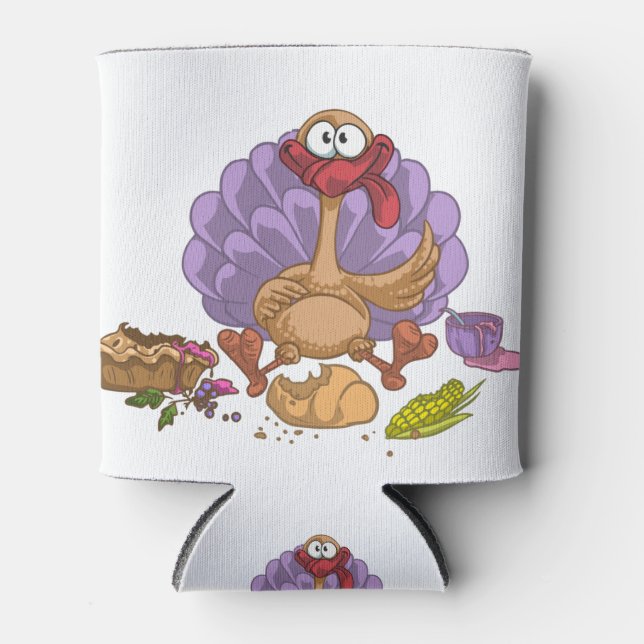 funny thanksgiving turkey can cooler (Front)
