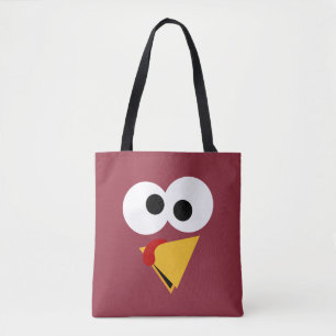 Funny Thanksgiving Turkey Face Tote Bag