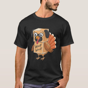 Funny Thanksgiving Turkey Fake Pug Disguise Dog Lo T-Shirt