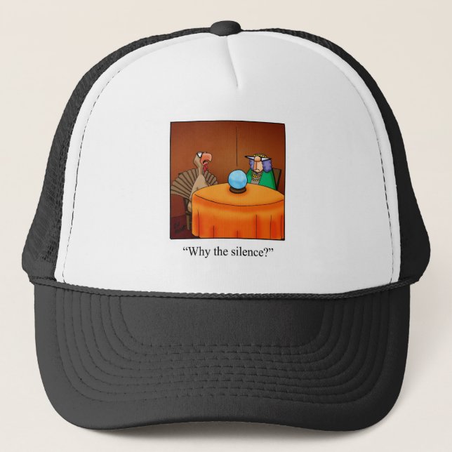 Funny Thanksgiving Turkey Fortune Cartoon Gifts! Trucker Hat (Front)