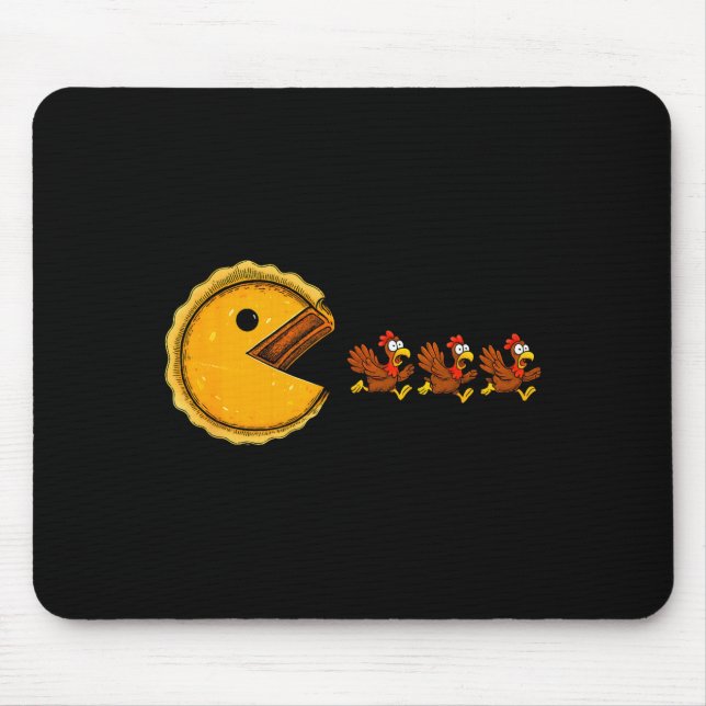 Funny Thanksgiving Turkey Gift For Men Women Kids  Mouse Mat (Front)