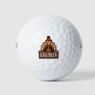 Funny Thanksgiving Turkey Gift Guess What Turkey B Golf Balls