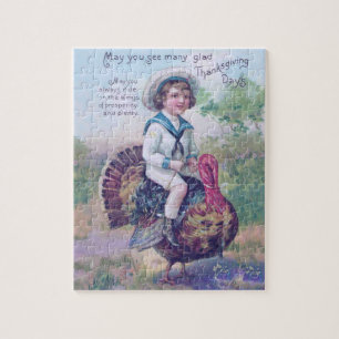 Funny Thanksgiving Turkey Jigsaw Puzzle